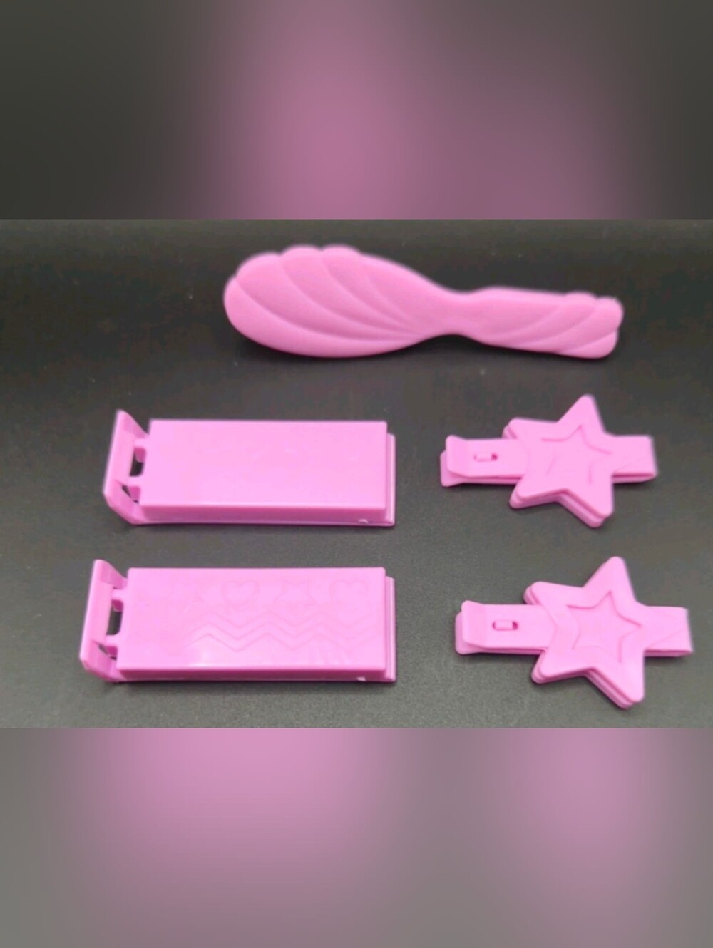 Mattel- Cool & Crimp Hair Crimper 90s Barbie Doll Accessories- 5 Pieces
